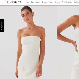 BRAND NEW WHITE PEPPERMAYO DRESS